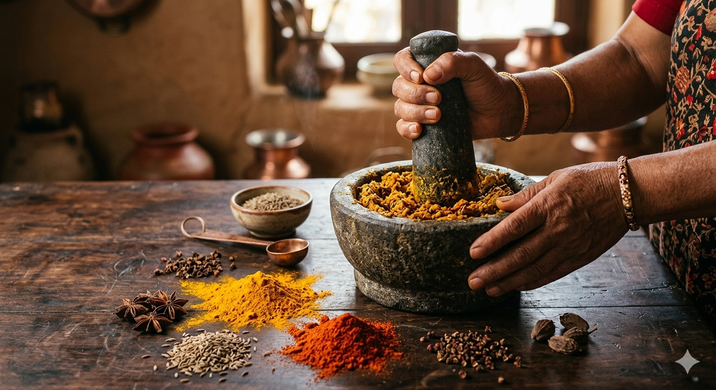 Authentic Nepali spice preparation